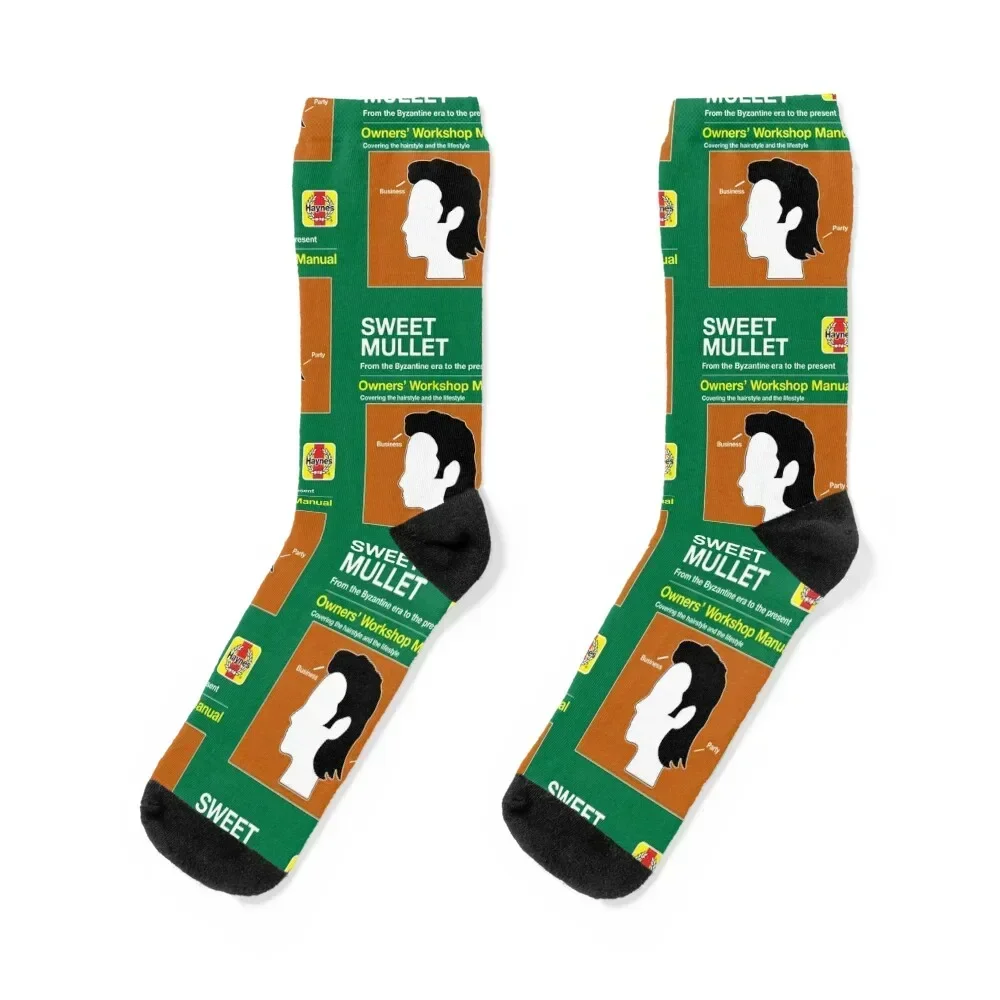 Mullet Owners' Manual Socks professional running floral men cotton high quality Stockings Socks Girl Men's