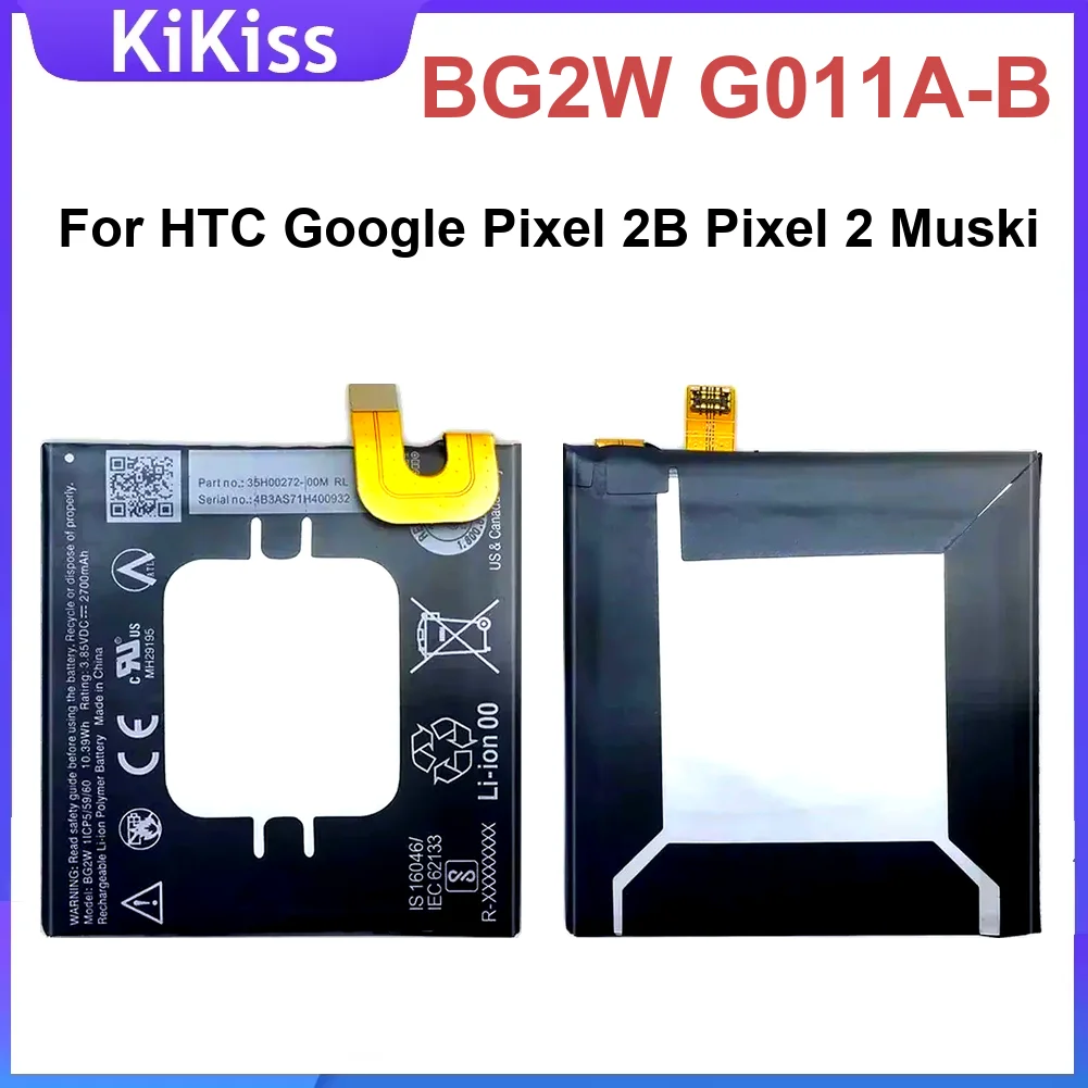 Mobile Phone Battery For HTC Google Pixel 2B 2 Muski,BG2W G011A-B Replacement Batteries