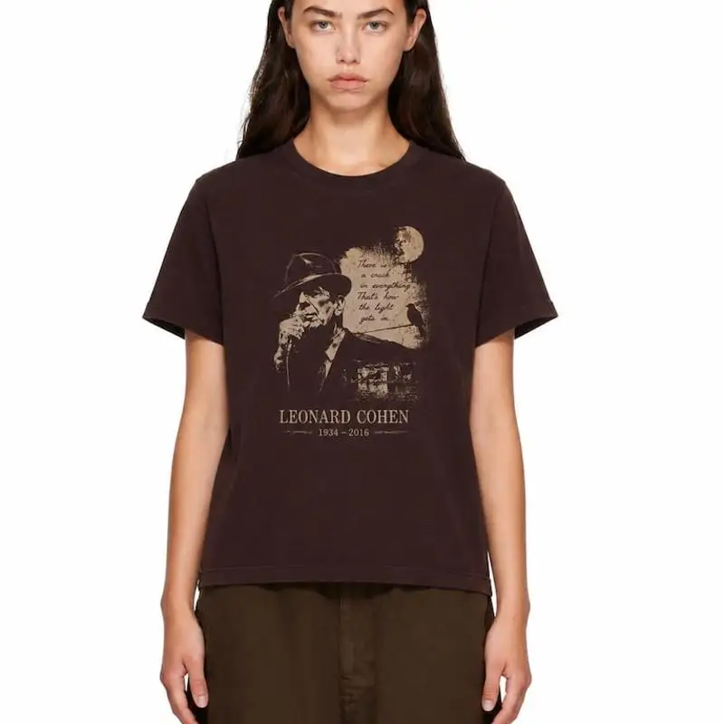 Leonard Cohen Live Vintage T-Shirt