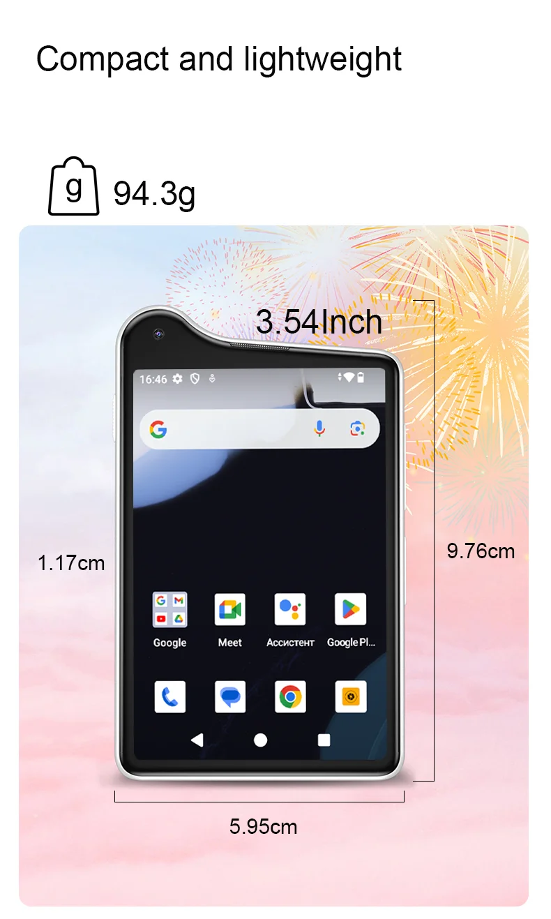 New Qin K25 Android 14 Google Paly MTG81 Touch screen 3.54 inches RAM4GB ROM 128GB Wifi Bluetooth Mini Phone