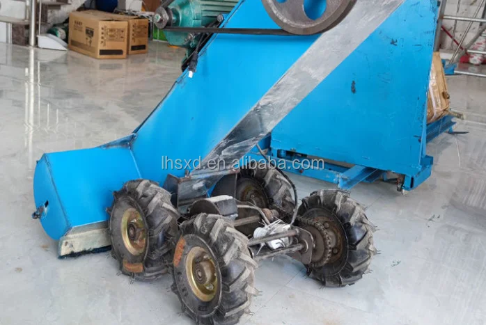 مكشطة الحبوب الأوتوماتيكية القوية للغاية ذاتية الدفع/مكشطة رملية صغيرة ذات الدفع الرباعي