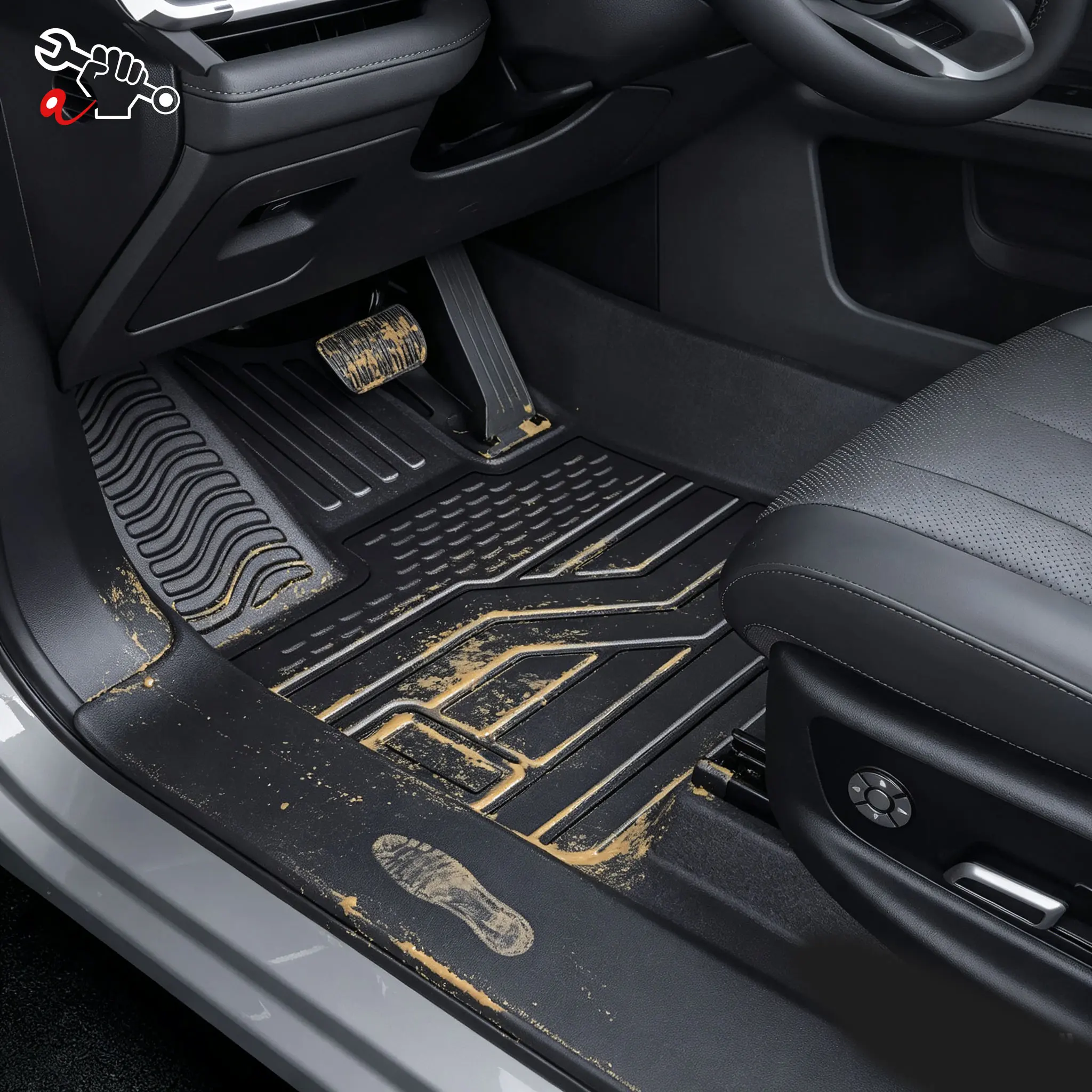 Left-Hand Drive Car Custom Fit Floor Mat For Huajing S 2026 Odorless Waterproof Full Coverage Floor Liner Protector Foot Pad
