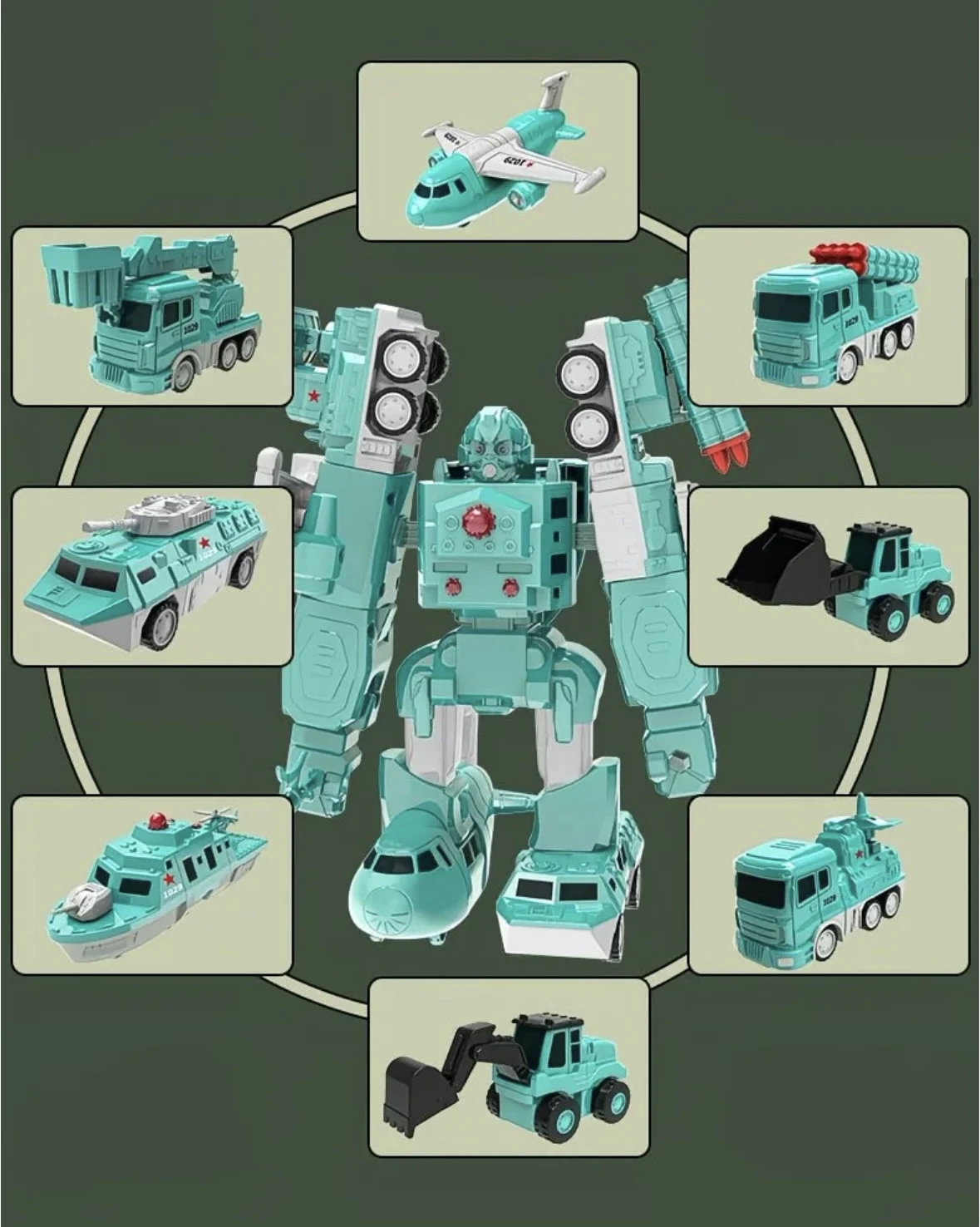 35Pcs Magnetic Deformation Assembled Robot Set - Versatile Educational Toy Kids Gift