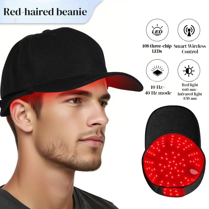 High-quality BC M03 Hand Held 660nm 850nm Therapeutic LED Red Infrared Light Therapy Cap Hair Care Promoting Blood Circulation