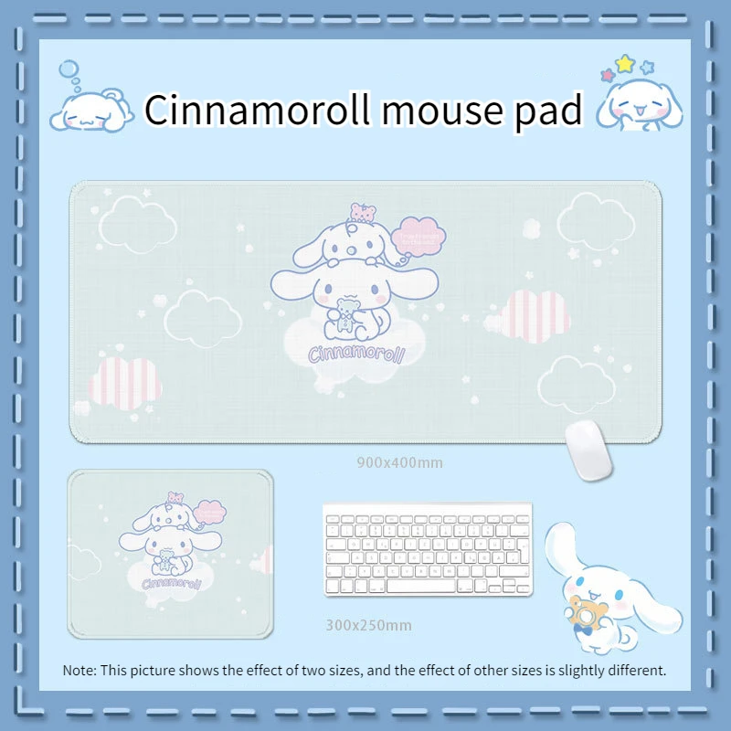 Sanrio Jade Gui Mouse anjing gadis kantor lembut Ins Keyboard Laptop bantalan kreatif antiselip bantalan kartun lucu hadiah beragam mainan anak perempuan