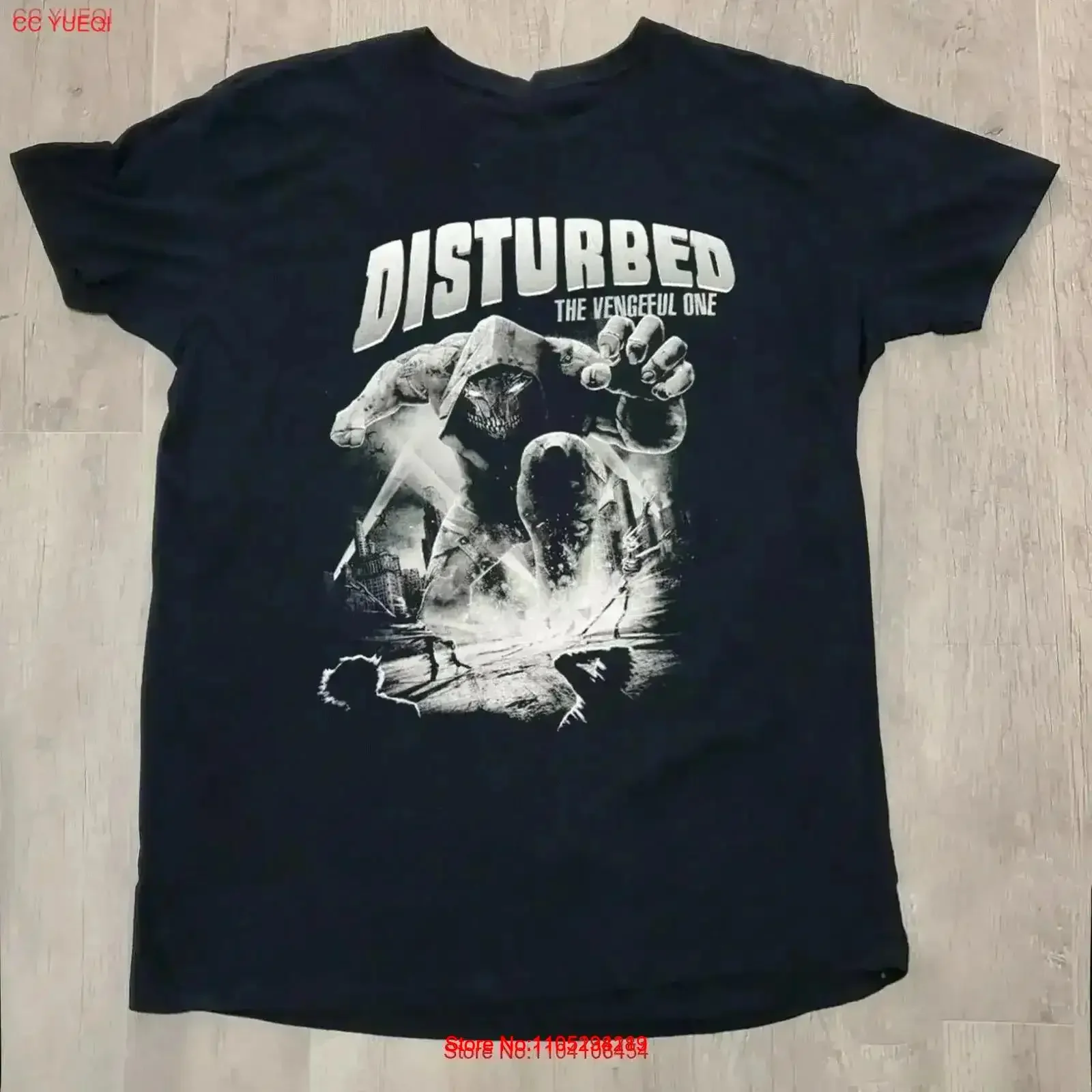 Disturbed Band The Vengeful One Album Cotton T Shirt All Size UU615 vintage Washed streetwear Comfortable Stretched vintage