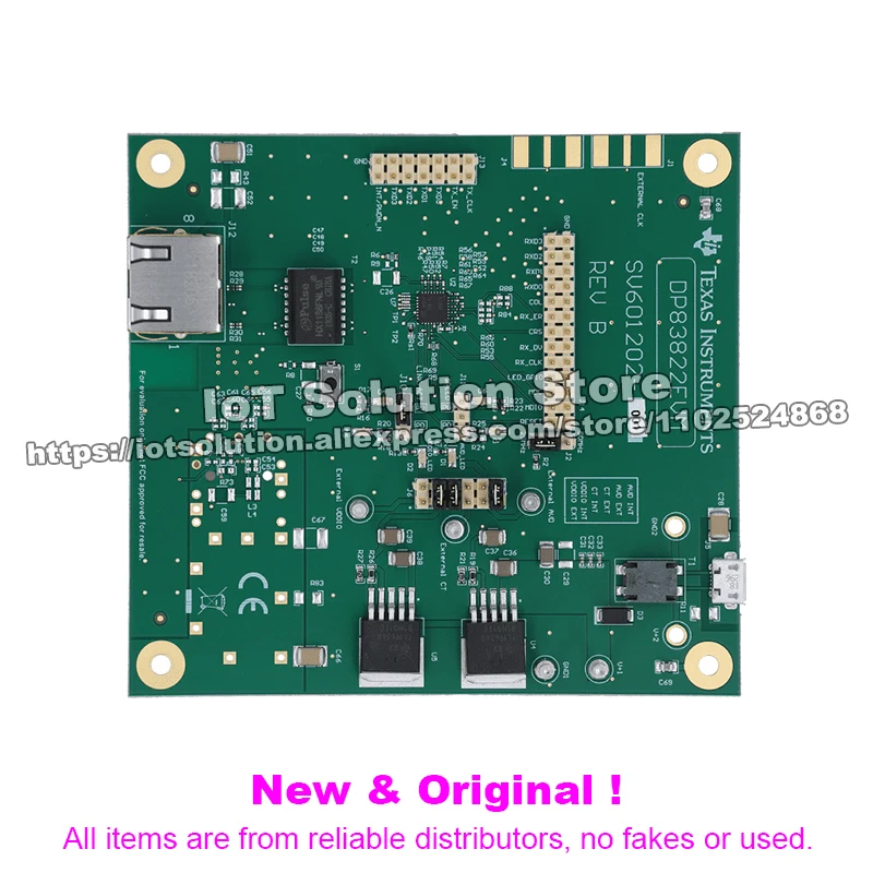 DP83822EVM DP83822I 10-Mbps & 100-Mbps Ethernet PHY evaluation module