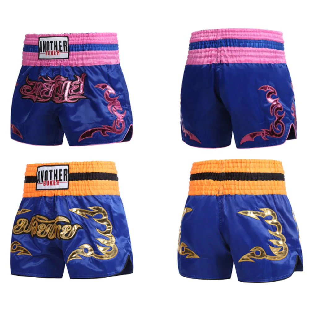 1pc Boxing Short Unisex Boxing Shorts MMA Muay Thai Training Trunks Fitness Shorts For Adults Breathable Boxing Shorts