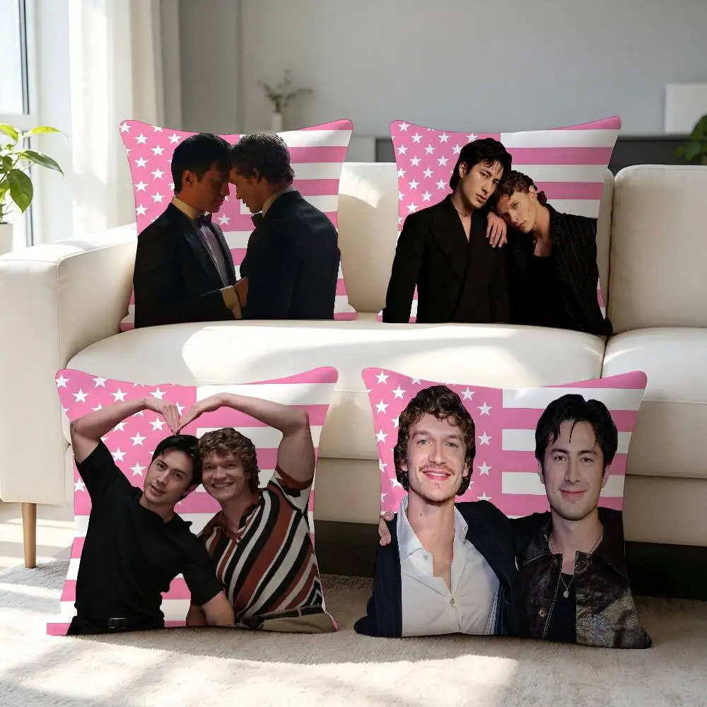 Popular TV Heated Rivalry Shane Ilya Pillow Case Sofa Living Room Bedroom Double-sided Print Square Cushion Nap Time Pillow Case