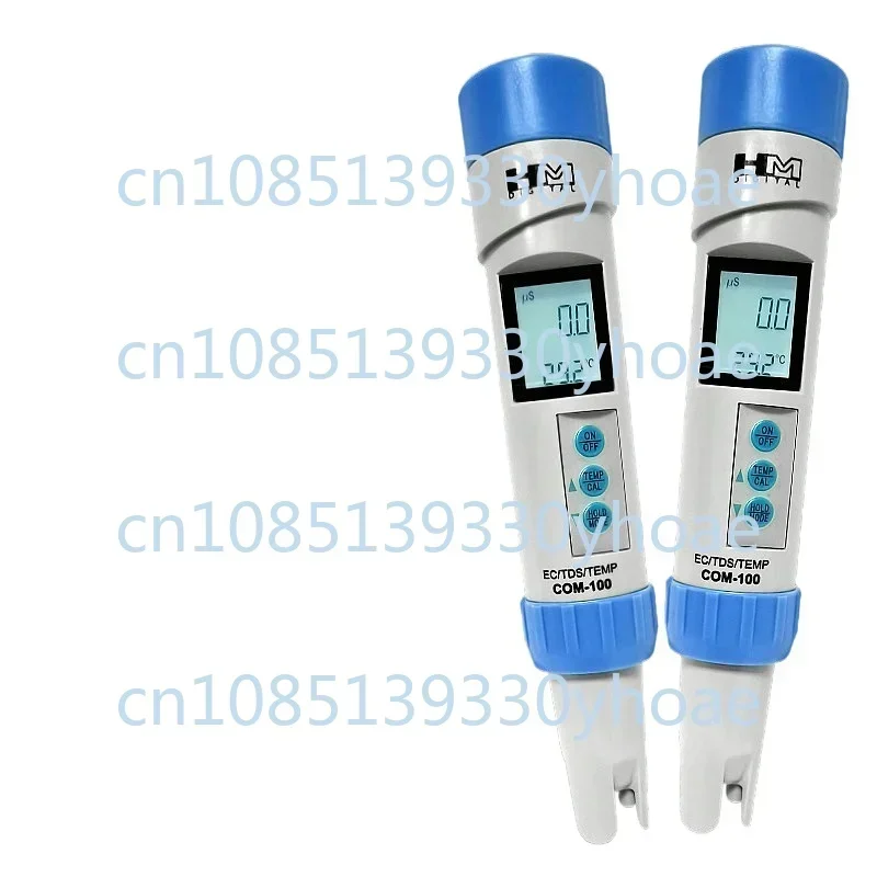 COM-100/COM300 Water Quality Testing Pen Conductivity Meter PH Value/EC/TDS/Temperature Testing Pen