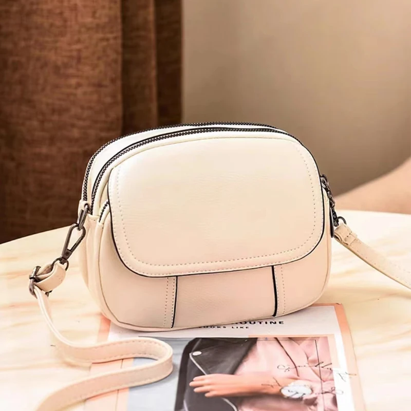 Cross Body Bag Leather Shoulder Bags for Women Purses and Handbags Women Small Phone Wallet Zipper Crossbody Bags Trend Handbags