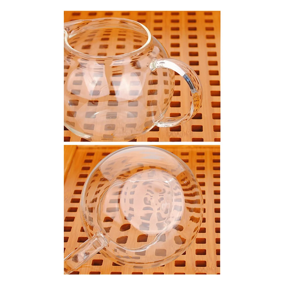 

1300ml Glass Tea Pot Heat Resistant Borosilicate Teapot Stainless Steel Strainer Prepare Serve Hot Cold Beverages