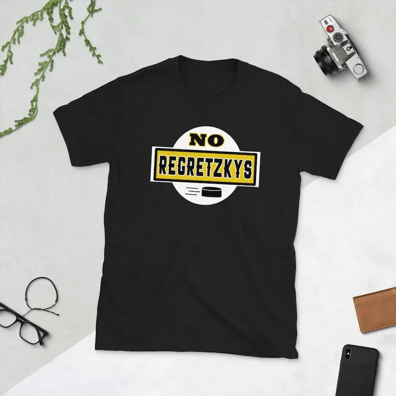 No Regretzkys LetterKenny Fan Art Jersey T-Shirt | No Regrets Gretzky Jersey Letter Kenny Tee Shirt