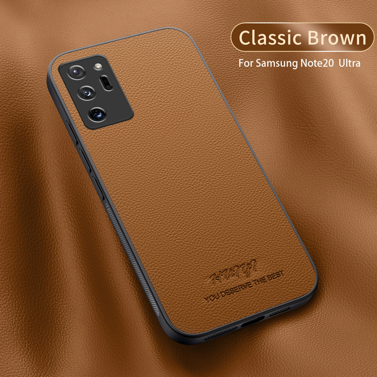Matte Litschi-Textur Leder Soft Case für Samsung Galaxy Note20 Ultra Silikonhülle für Galaxy Note20 Note10 M55 M15