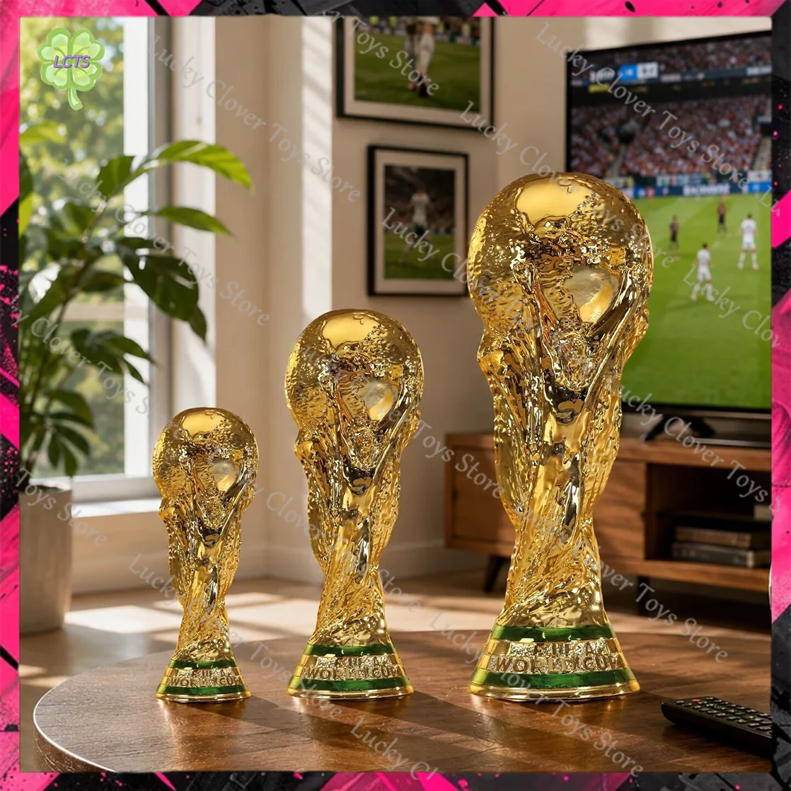 USA Canada Mexico World Cup Trophy Replica Craft Football Match Souvenir Desktop Ornament Sports Collectible Gift