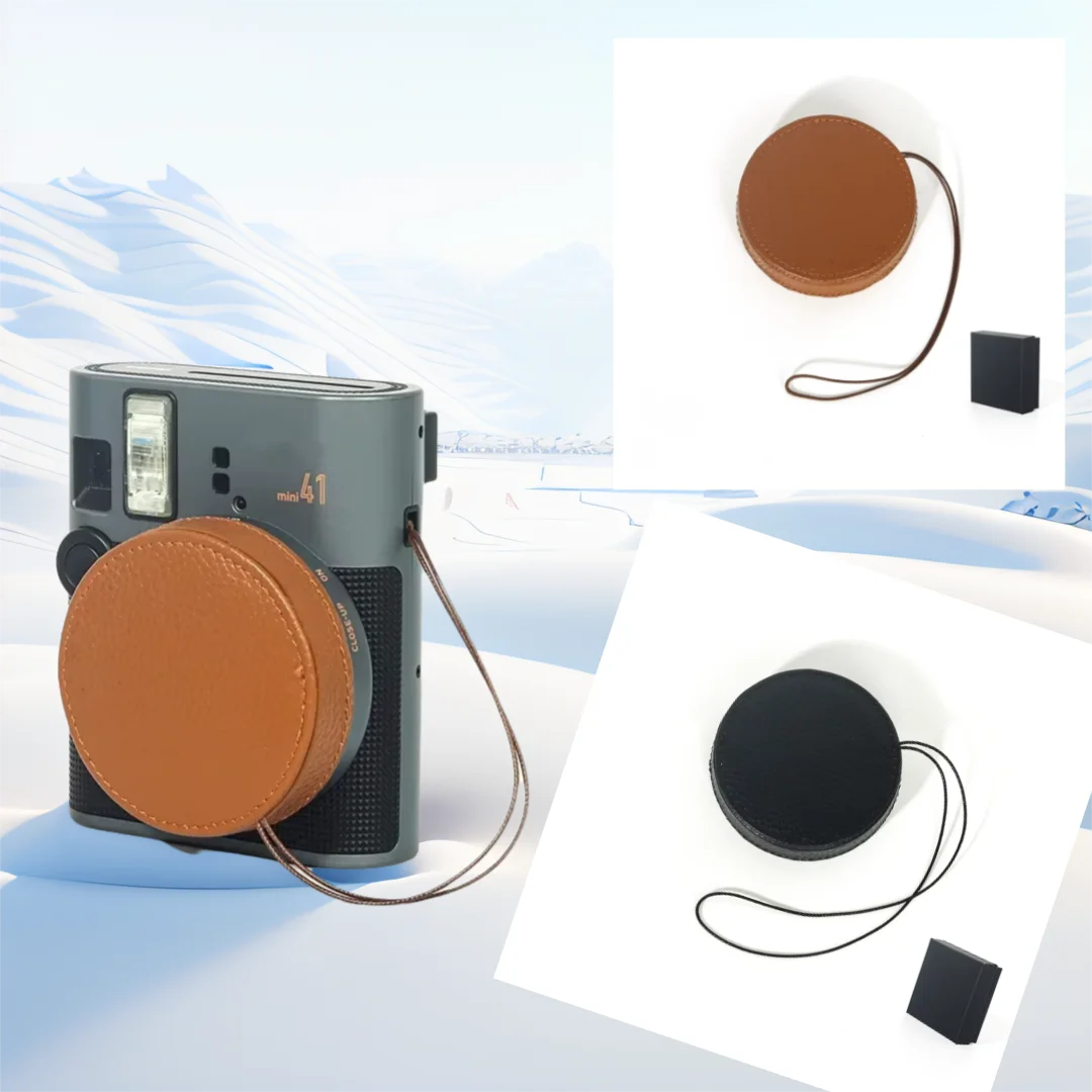 

For Intax Mini 41 Lens Cap Anti-Friction Stable Camera Cap with Protection Cord for Optimal Lens Care