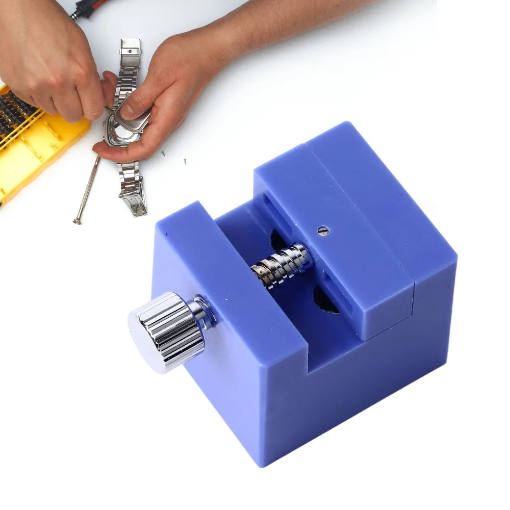 Convenient Blue Watch Band Remover Tool Metal 3.2*3.2*3.8cm Watch Link Removal Tool Watch Band Sizing Tool Link Removal