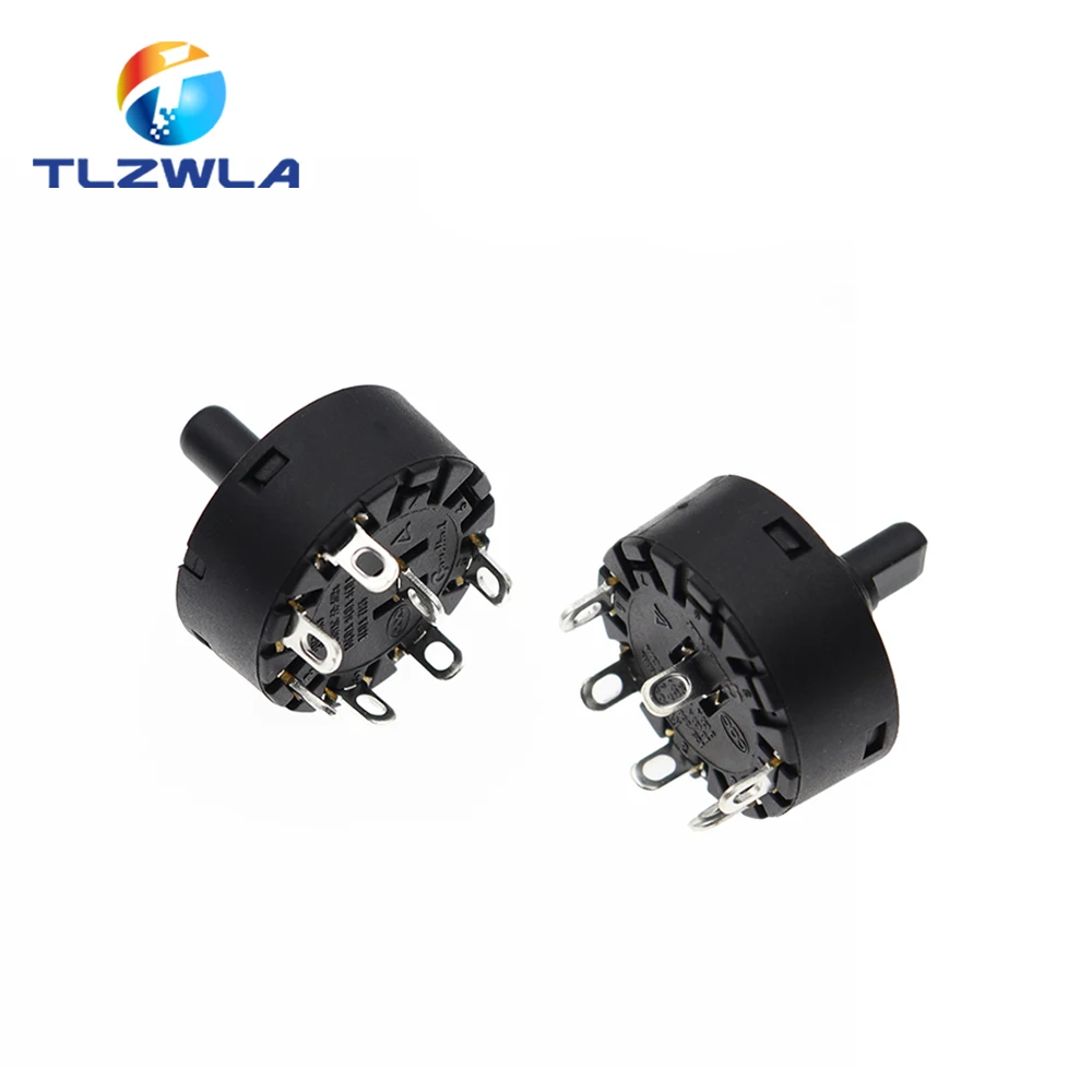 Knob Switch 6A 2/3/5/6/7/8 Position Rotary Switch 3/4/6/7/8/9Pin Electric Oven Power Switch Heater Temperature Control Switch