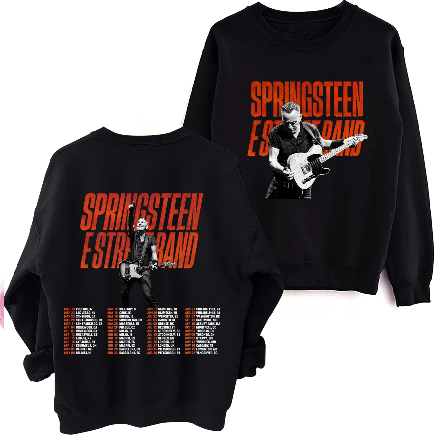

Bruce Springsteen merchandise tracks Bruce Springsteen hoodie Sweatshirt merch 2023 Dublin Tour May Harajuku aesthetic