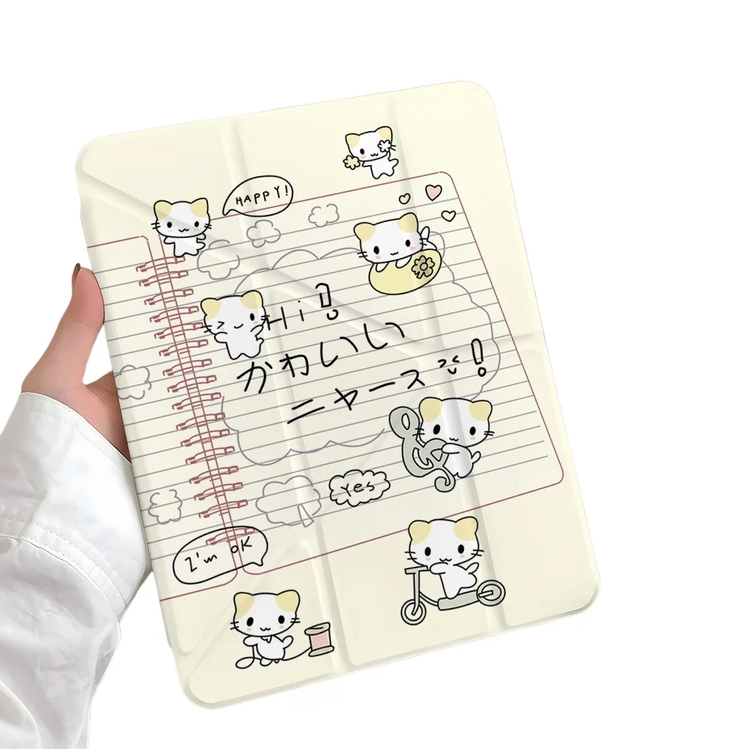 

Чехол для планшета с кошачьим слотом для ноутбука Mini7 6, iPad Pro 2024 2022 2021 2020 2019 2018 2017 11 10 9 8 7 6 5 Air7 6 5 4 3 2 1 Cover