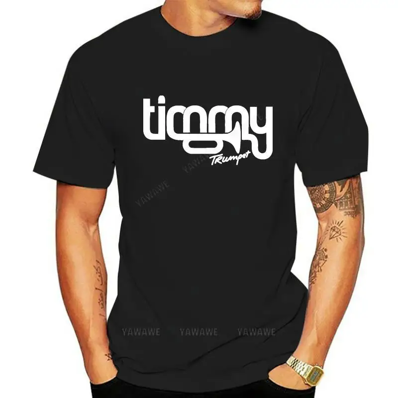 humor cotton t-shirts vintage style short sleeve DJ Timmy Trumpet Logo T Shirt ART Beach man tee shirt fashion print tees