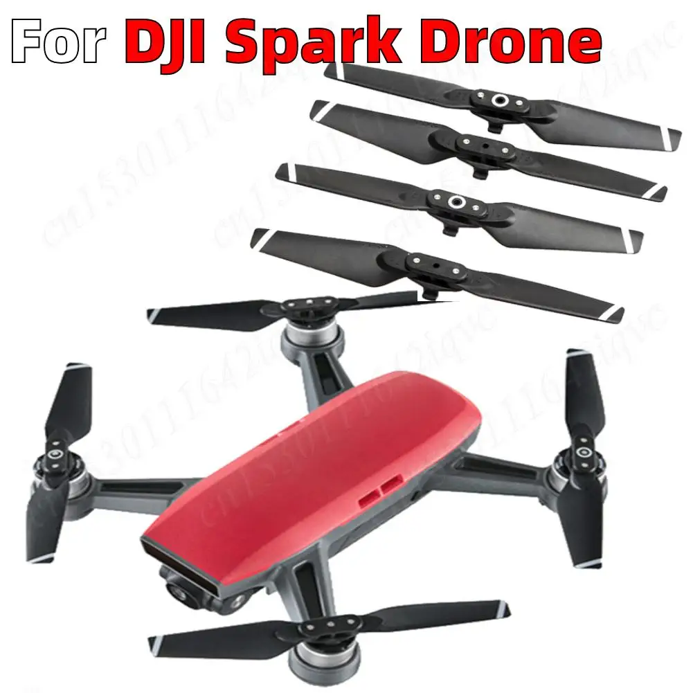 4Pcs Replaced Propellers for DJI Spark Drone Quick Release Folding Blade Props Lightweight Blade Screw Wing RC Drone Accessories