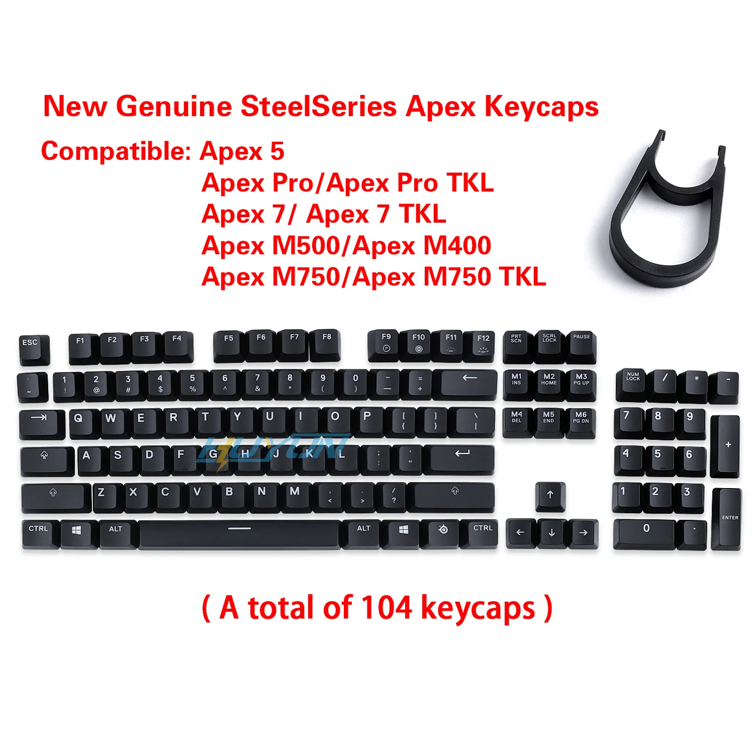 Replacement keycaps for Steels.eries Apex M400 M500 M750 APEX 5 APEX 7 Keyboard