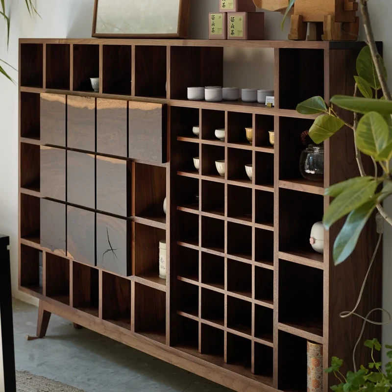 حامل فنجان شاي صغير عالمي بوصة مربعة 1978، خزانة رياح وابي سابي، غرفة الشاي، عرض بوغو، حامل عرض منزلي الآن