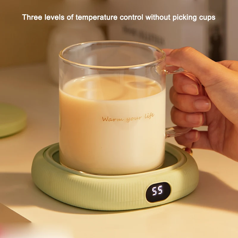 ความร้อน Coaster คงที่ Warm Warm ถ้วย55องศาอุ่นถ้วยน้ำอุ่น Coaster นมร้อน Artifact
