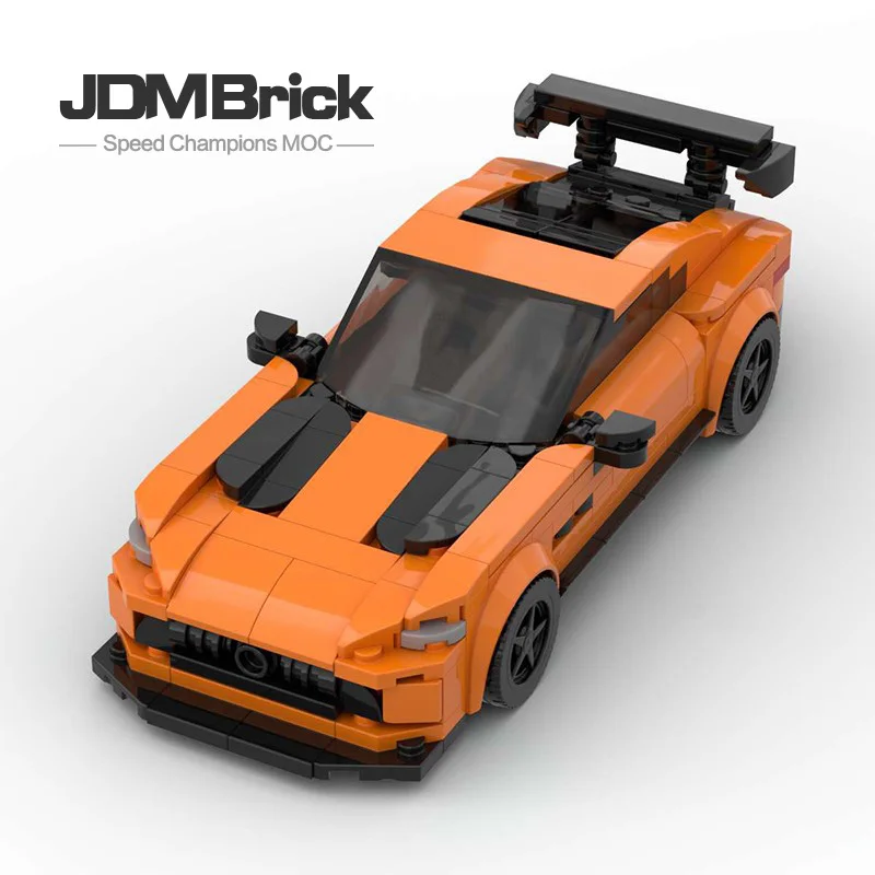 MOC-F115 Cool Sports Car Building Block Set Speed Series 8-cell Assembly Model Boys' Birthday Gift Model Decoration Toys