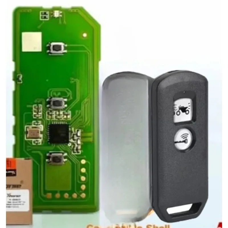 2B/3B XZBTM1EN Universal Remote Key for Honda Motorcycle K01 K77 K96 K97 2/3 Buttons 434MHz ID47 Chip with logo no code