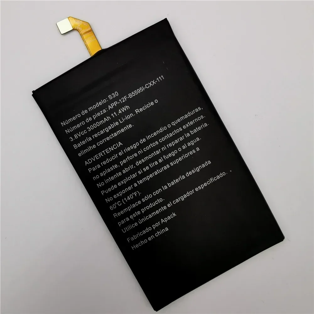 100% Original New For Caterpillar CAT S30 Battery 3000mAh APP-12F-B5595I-CXX-111 Batteries Batteries +Gift Tools