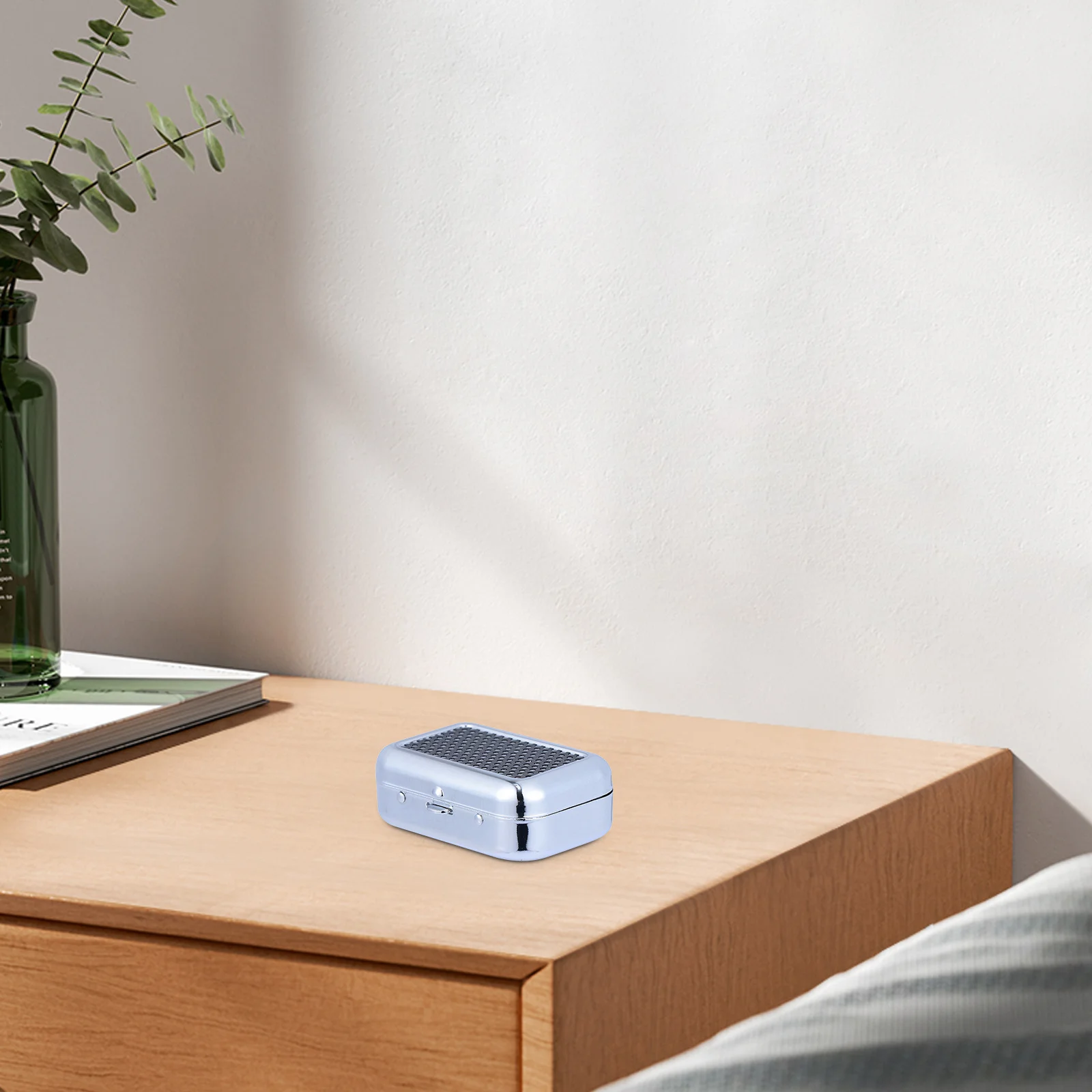 

Outdoor Ashtray Stainless Steel Ash Container For Home Office Cigarette Holder Indoor Metal Ash Case Portable