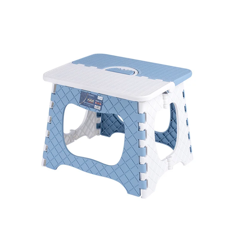 Thick small stool, plastic folding stool, portable folding stool, train small stool, adult household small stool
