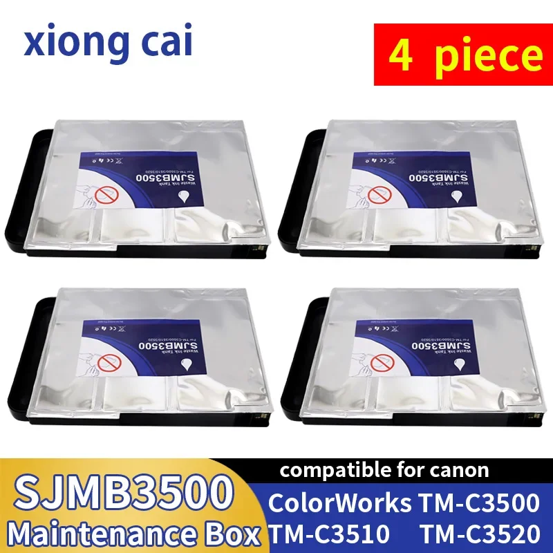 SJMB3500 Maintenance Box C33S020580 Waste Ink Tank compatible for Epson ColorWorks TM-C3500 TM-C3520 TM-C3510 C3500 C3520 C3510