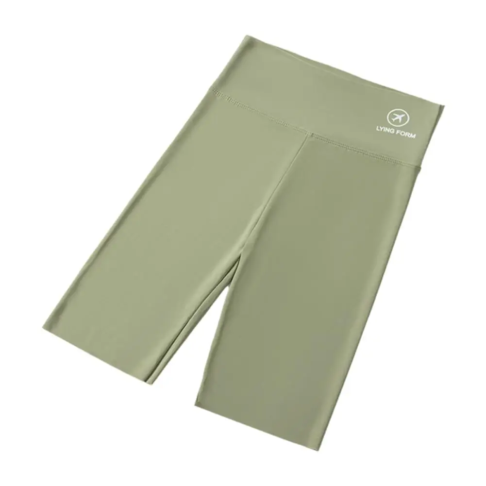 Pantaloncini da Yoga per Fitness all'aperto da donna estivi indossano pantaloni a vita alta in seta di ghiaccio pantaloni da equitazione esercizio Shark Safety Leggi a cinque punti K3E3