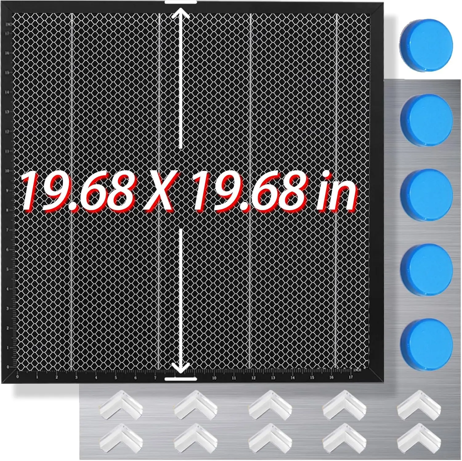 

Honeycomb Laser Bed 500X500Mm Eycomb Working Table With Aluminum Panel For Laser Cutter Engraver Accessories, Desktop