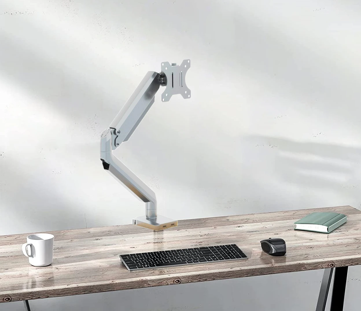 AG8-21 Gas Spring Sliding Desk Computer Arm Mount