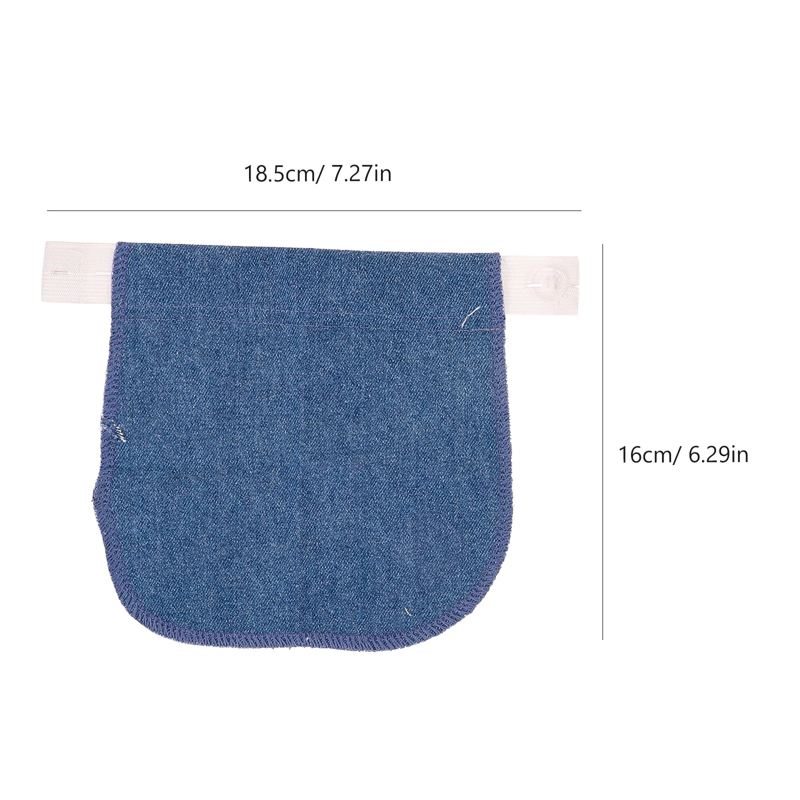 2 قطعة الخصر المريحة موسع السراويل المرنة زر تمديدات للرجال النساء قابل للتعديل بسط حزام الجينز بنطلون #5