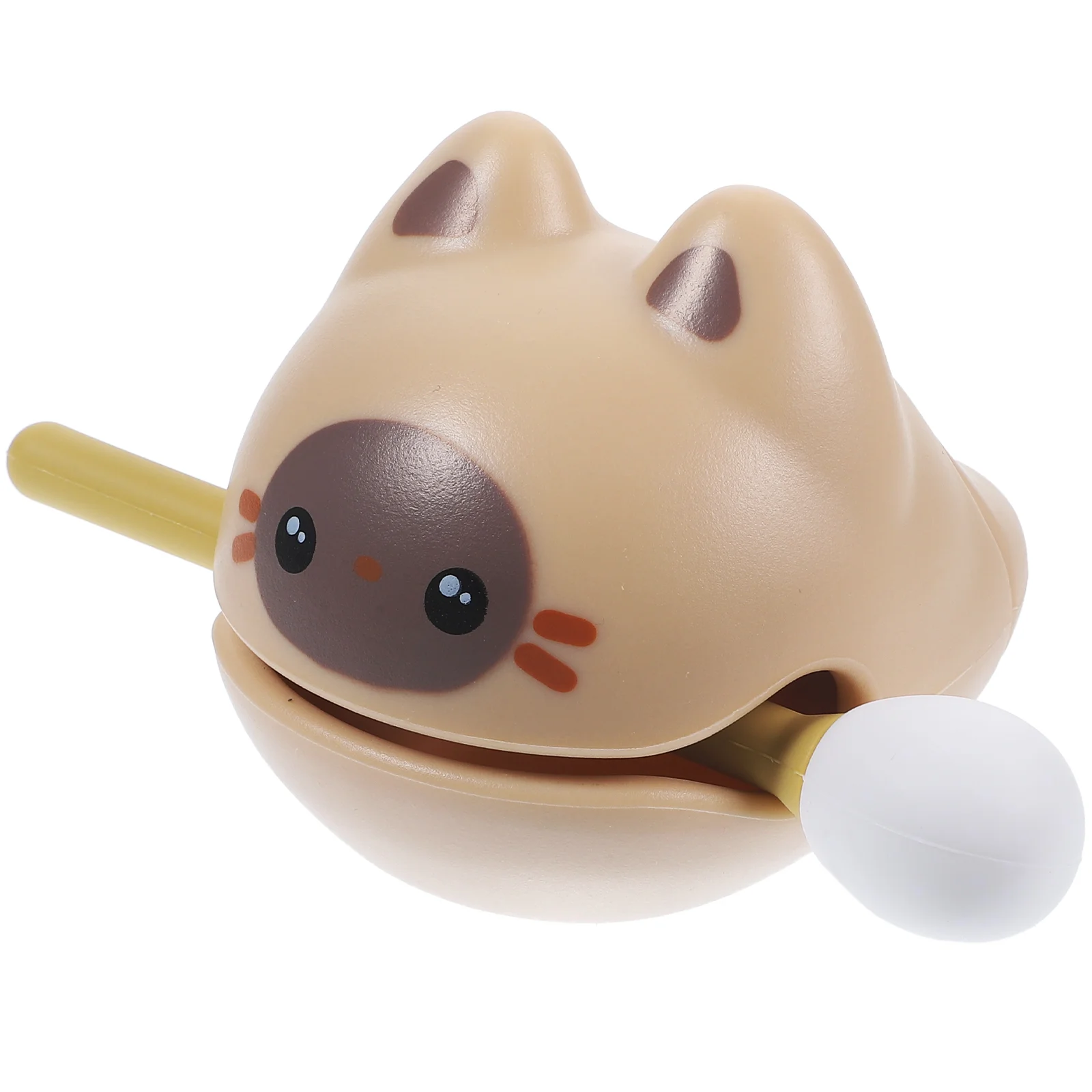 

Desktop Ornaments Cat Decor Statue Mini Figurine Toy Fishing Cartoon Temple Block Music Enlightenment Musical The