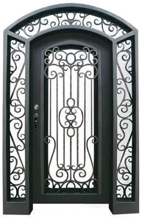 xx-Customization Reasonable Price Simple Iron Door Design Iron Pipe Door Design New Iron Grill Window Door Designs
