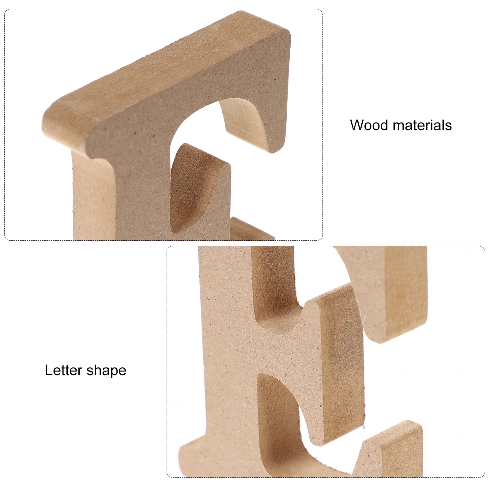 

1Set Wooden Love Sign Rustic Wood Letters Cutout Decor Wedding Valentine Party Home Wall Table Decoration Wood Sign