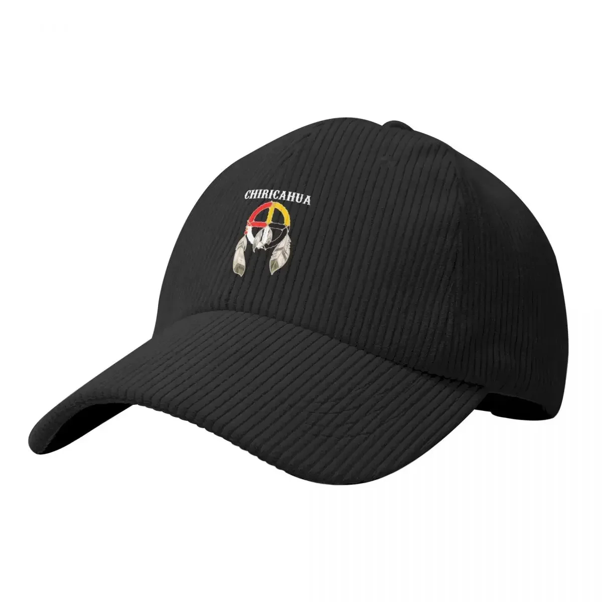 Chiricahua Apache Tribe Nation Native Medicine Wheel Corduroy Baseball Cap sun hat Man Women's