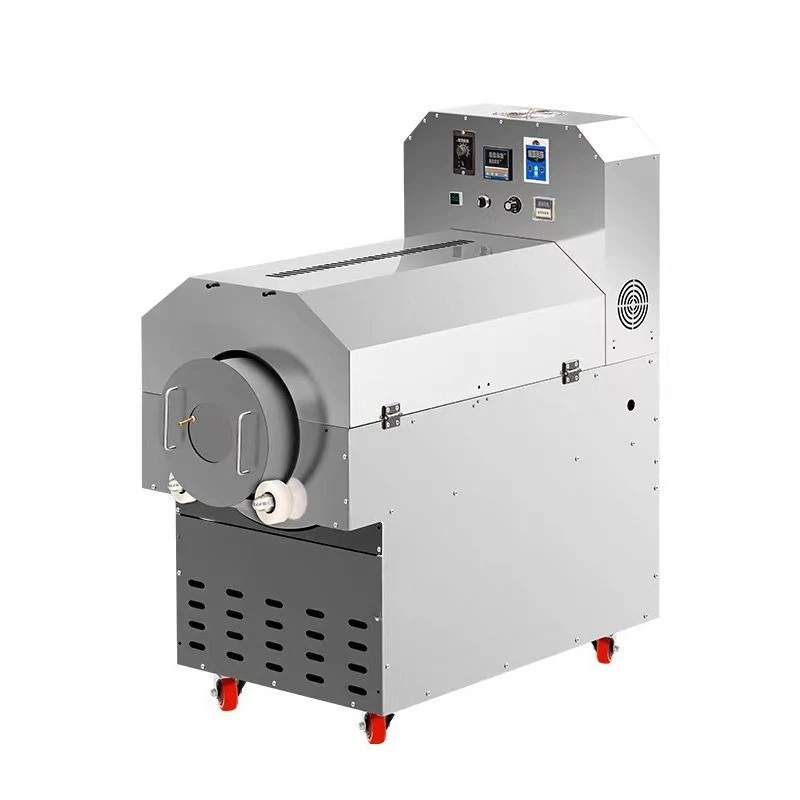 Electromagnetic frying machine, sugar chestnut melon seeds peanut machine, frying machine