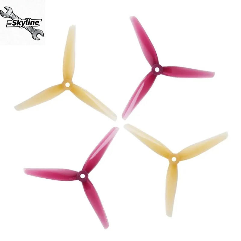 20Pairs for  P3 Peanut Butter & Jelly Prop 5130 5.1X3X3 3-Blade PC Propeller for RC FPV Freestyle 5inch Drones
