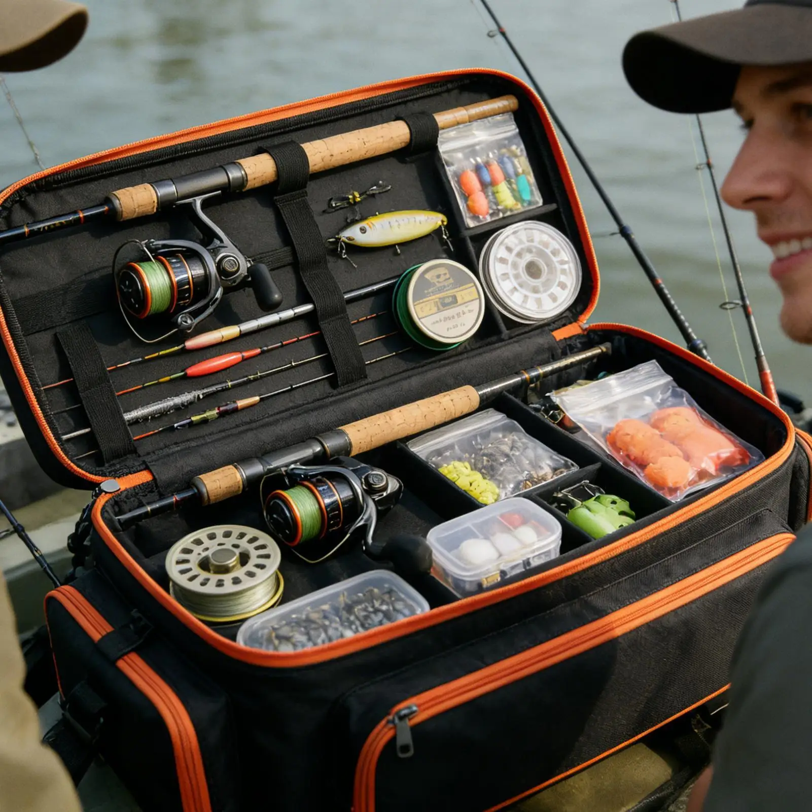 

Сумка-органайзер для инструментов для барбекю, аксессуары для гриля, сумка для хранения для уличного патио, пикника, кемпинга, рыбалки, пешего туризма, снаряжения