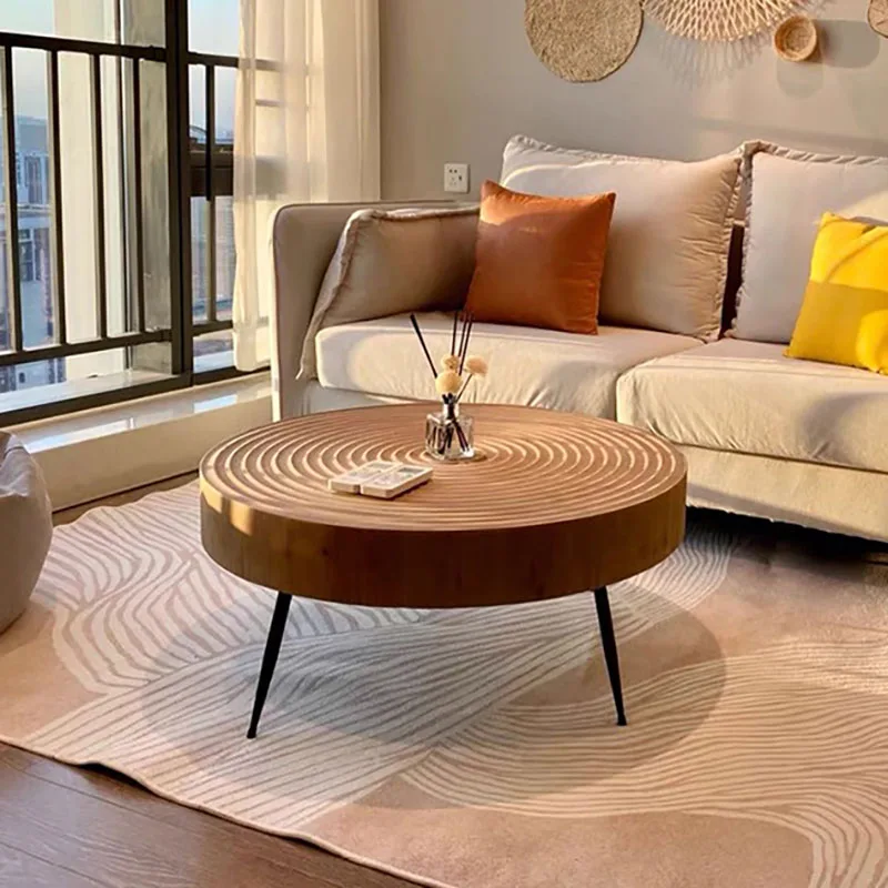 Nordic Unique Coffee Tables Luxury Living Room Round Minimalist Coffee Tables Modern Premium Table Basse Pour Salon Furniture