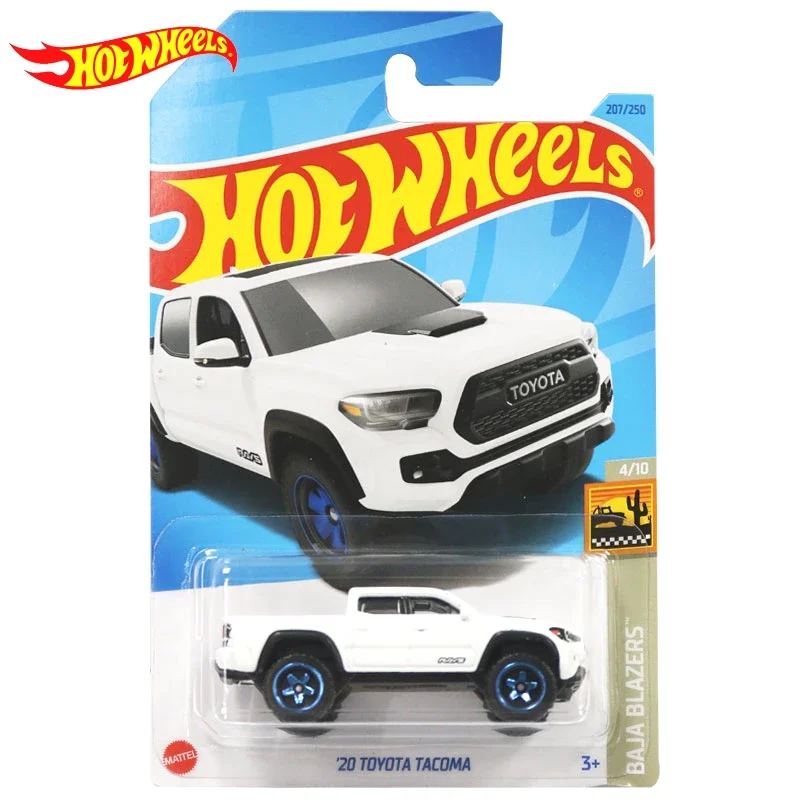 Original Hot Wheels Car BAJA BLAZERS 1/64 Vehicle Alloy Diecast 20 Toyota Tacoma Children Toys for Boys Kids Gift C4982-207/250