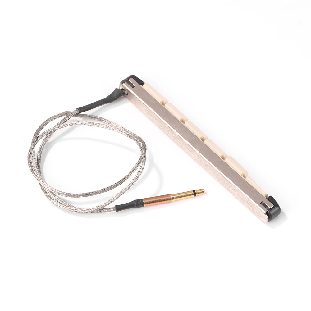 Puente de guitarra acústica, varilla de sillín, varilla de Metal piezoeléctrica, palo de pastilla de guitarra popular, piezas de repuesto de instrumentos de cuerda
