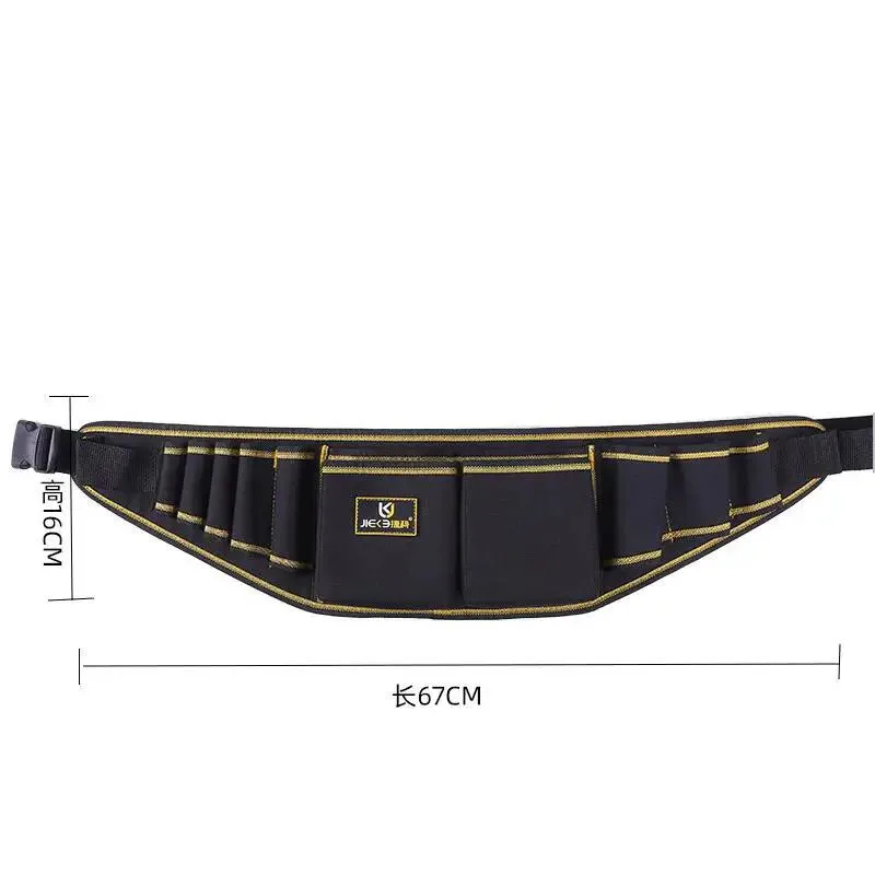 Herramienta de reparación portátil multifuncional, riñonera de tela Oxford, Hardware de reparación de automóviles, bolsa de herramientas pequeña, cinturón de electricista